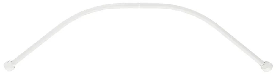 WENKO 19219100 - Állítható zuhanyrúd 80x90 cm fehér