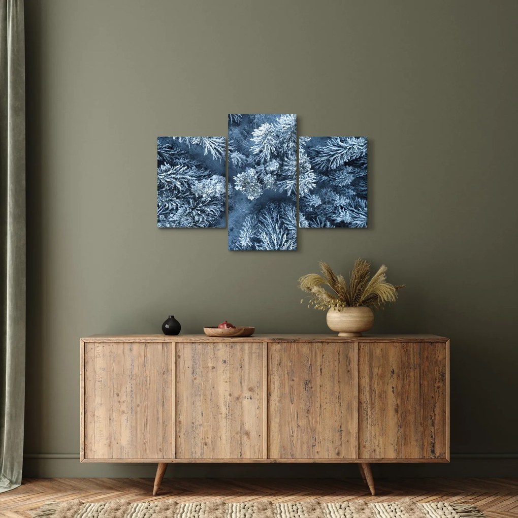 Kép - Havas erdő (90x60 cm)
