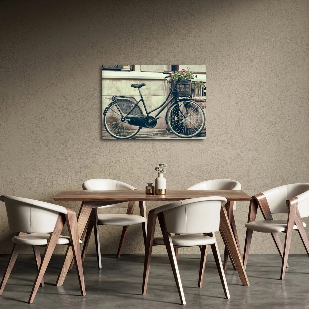 Kép - Vintage kör virágokkal (70x50 cm)