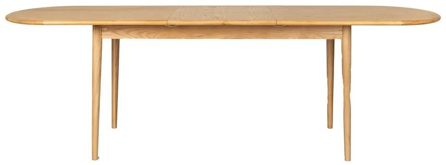 Bővíthető étkezőasztal tölgyfa dekoros asztallappal és hosszabbító asztallappal 90x180 cm Twist – Zuiver