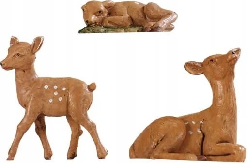 Betlehem figurák a Fontanini cégtől- 3 szarvas, 12cm magas figurákhoz