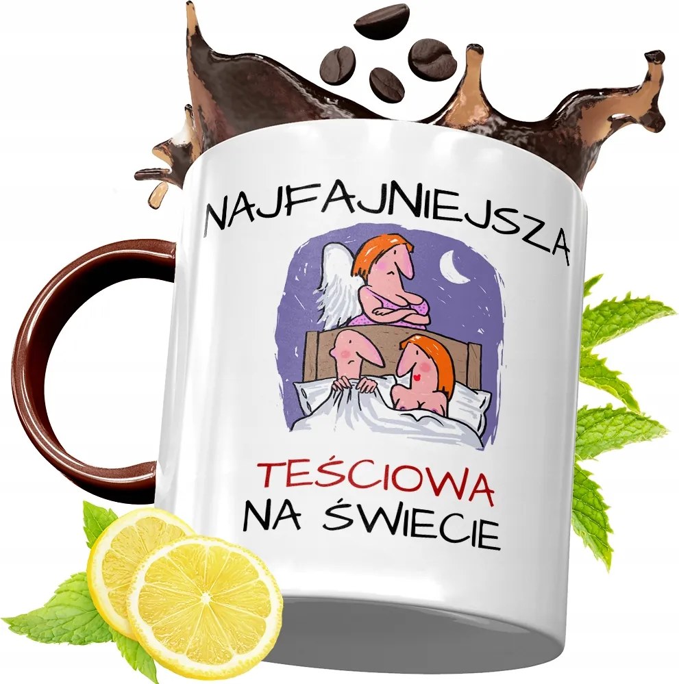 Bordó Bögre Anyósnak Születésnapra Ajándék fényképes nyomattal