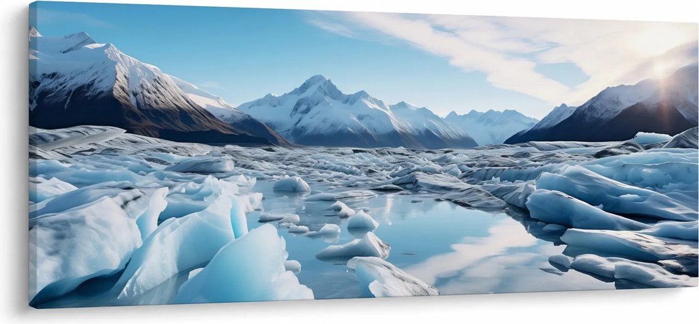 Kép - Gleccser képződmények (120x50 cm)