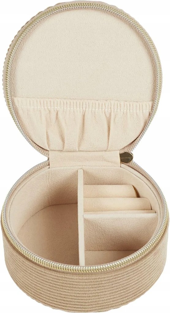 Velo kordbársony ékszerdoboz, Barna