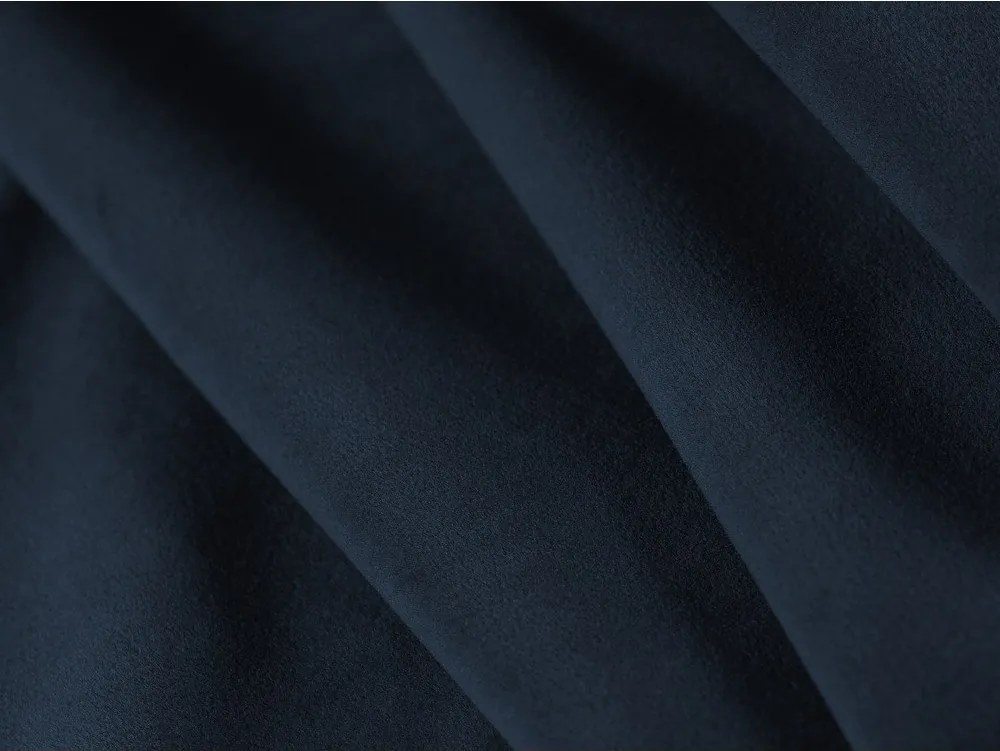 Kék bársony sarokkanapé (bal oldali-L alakú) Kate – Micadoni