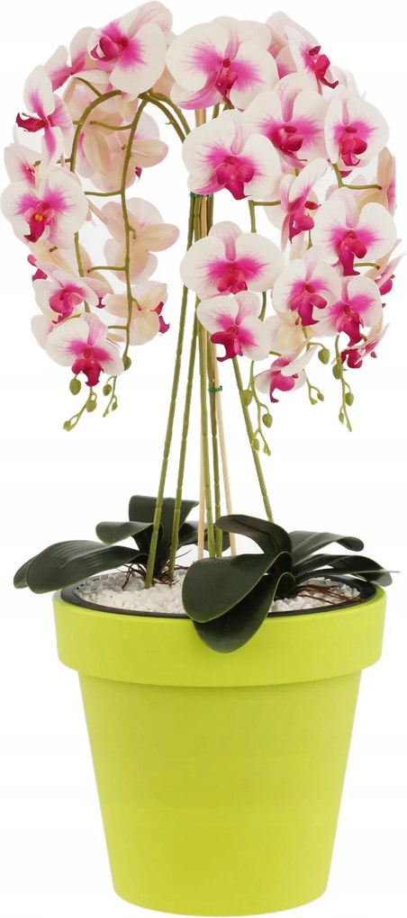 Virágcserép Lime kerek fedő klasszikus sima matt Ø 35cm műanyag