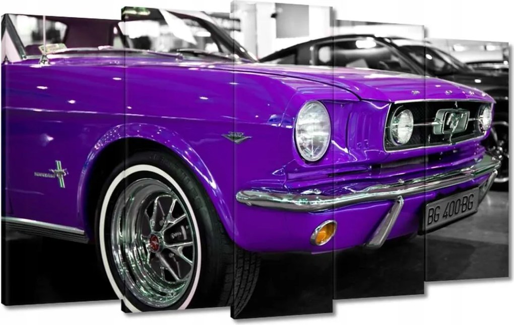 Képek 100x60 Lila Ford Mustang