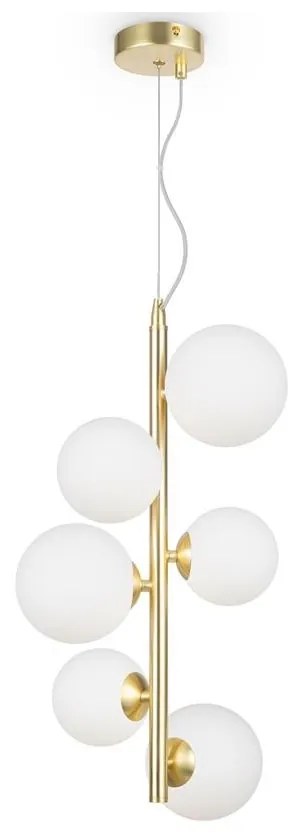 Maytoni MOD545PL-06BS - Csillár zsinóron DALLAS 6xG9/28W/230V arany