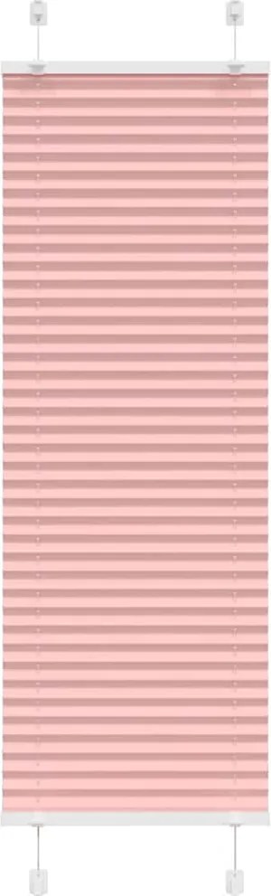 vidaXL pliszírozott redőny rózsaszín 50x150 cm szövetszélesség 49,4 cm