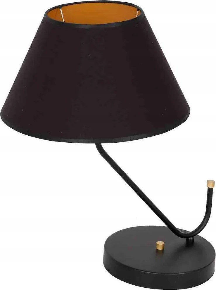 Asztali lámpa Victoria Black 1xE27