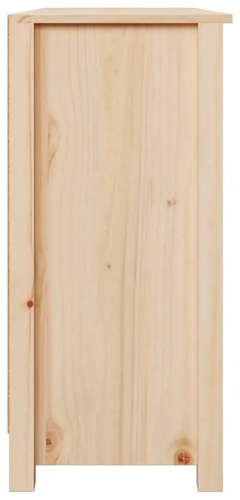 tömör fenyőfa tálalószekrény 100 x 35 x 74 cm