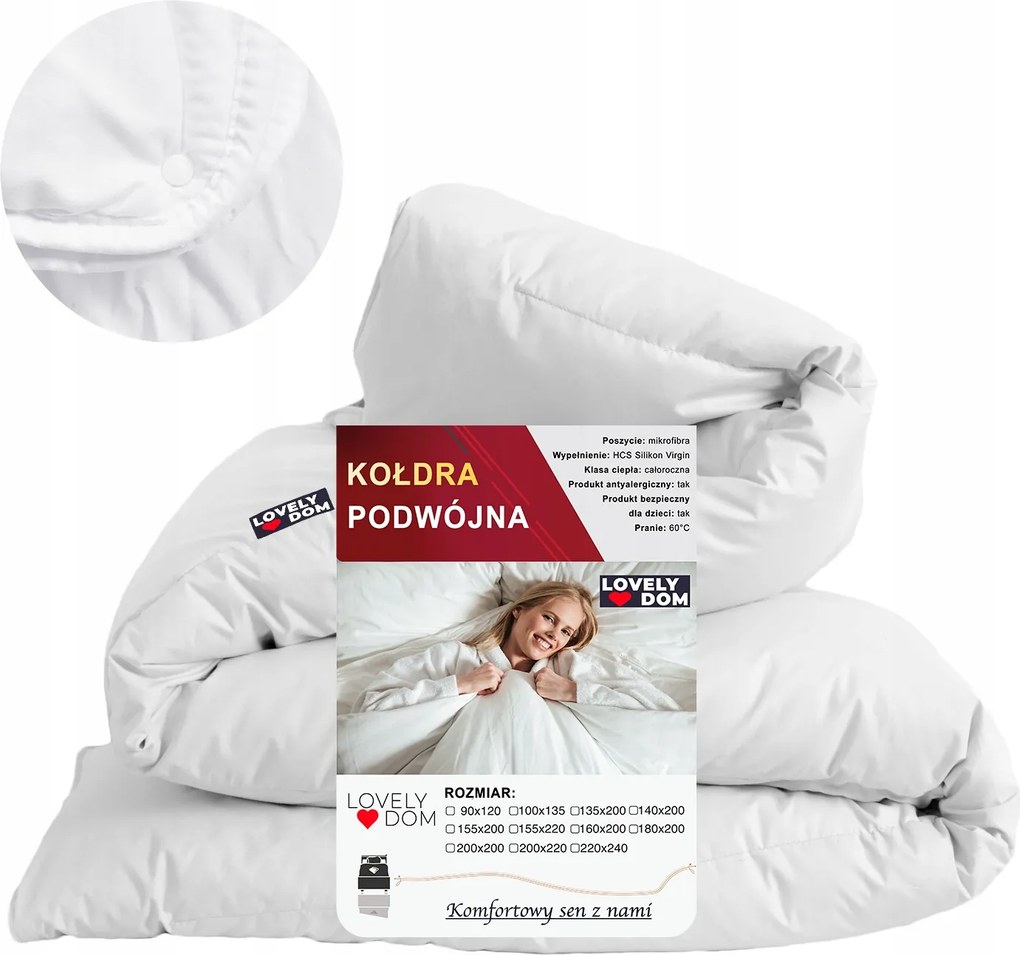 Antiallergén Paplan 200x200 Dupla 4 Évszak