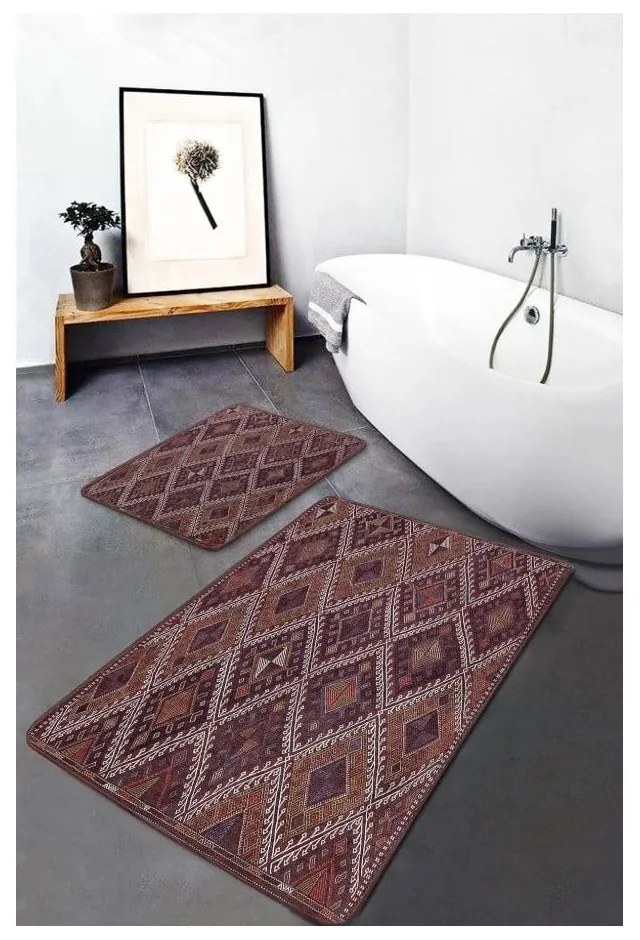 Bársony fürdőszobai kilépő szett 2 db-os 60x100 cm – Mila Home