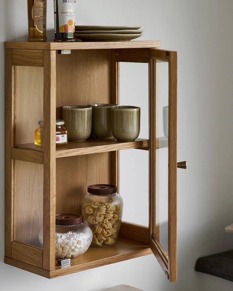 Natúr színű függő tálalószekrény 40x60x20 cm Zamora – House Nordic