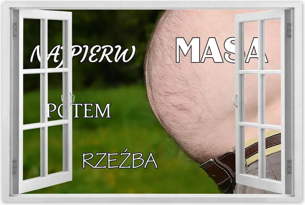 Poszterek 120x80 Először a tömeg Edzőterem