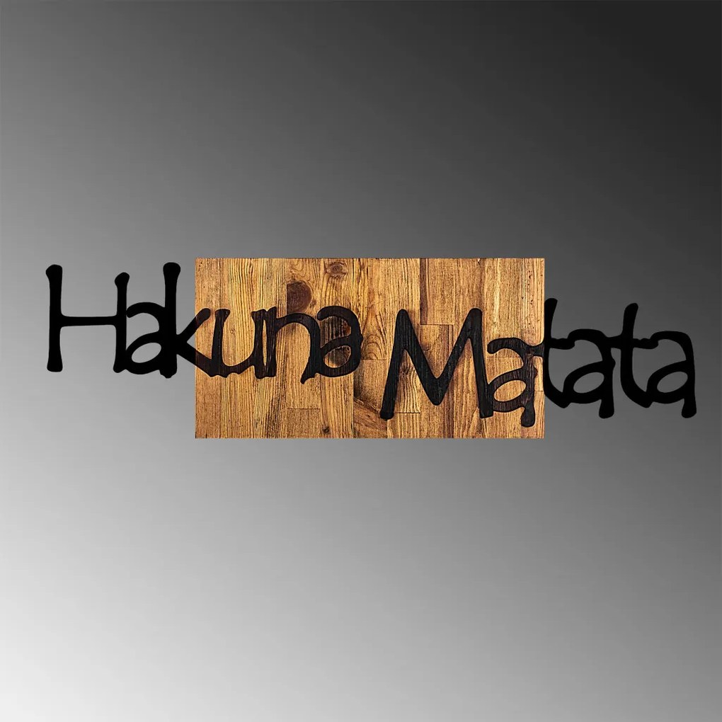 Hakuna Matata 4 fa-fém faldekoráció