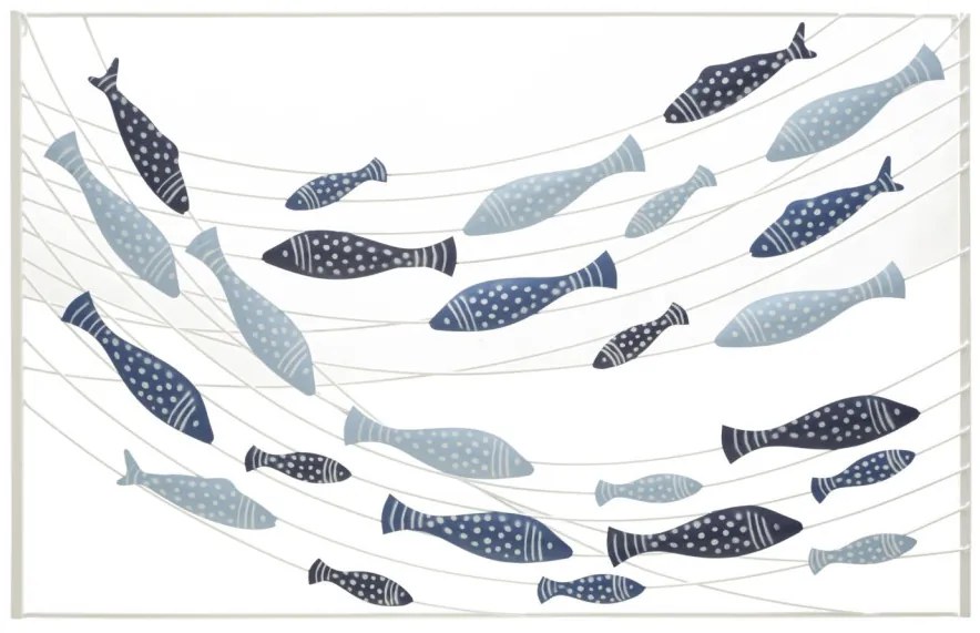 Fali panel pesci 96,5x1,5x61cm