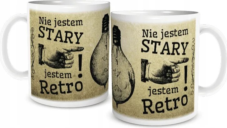 Születésnapi Bögre Nem vagyok Öreg Retro