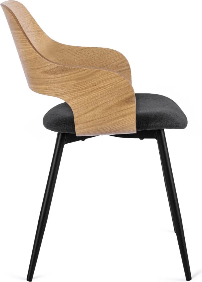 ORBI szék arany tölgy / fekete színben