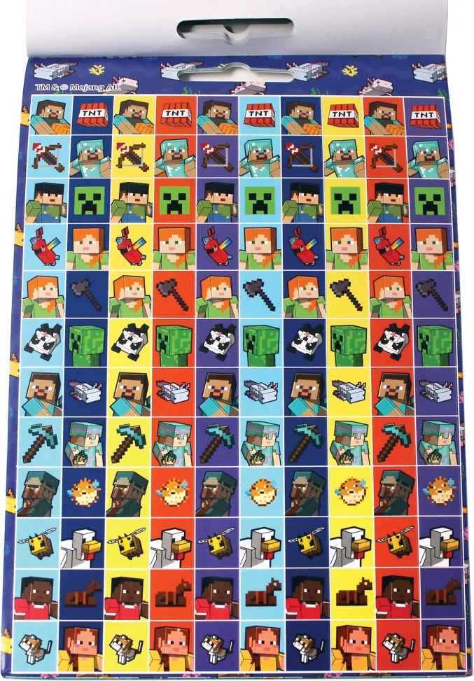 Minecraft Adventures 600 darabos matrica szett