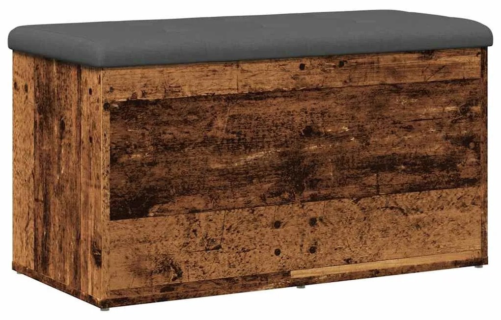 antik fa szerelt fa tárolópad 82x42x45 cm