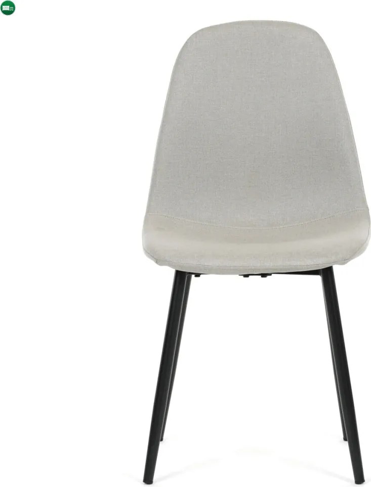 Jídelní židle, krémová, látka, CT-V2972 CRM2