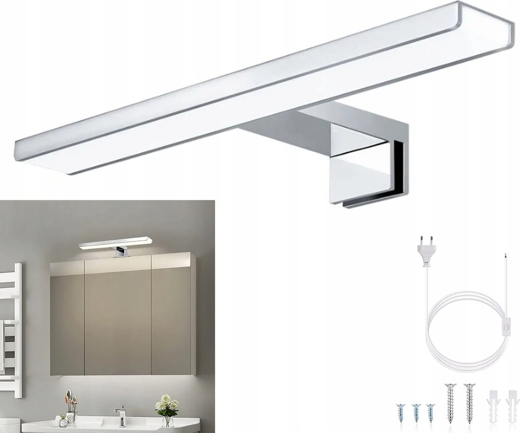 Led fali lámpa Fürdőszobai tükörlámpa beépített Led fényforrással 6W Otthonra