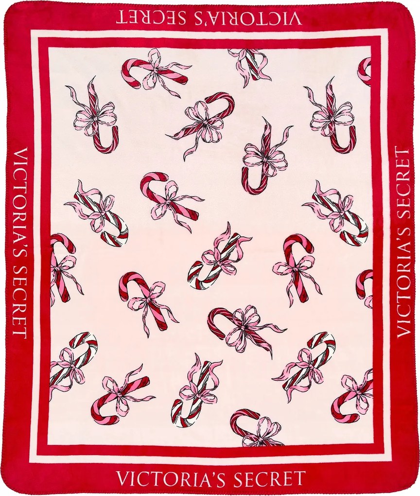 Victoria' Secret Takaró Puha Kellemes Meleg Táskával 152 cm x 127 cm