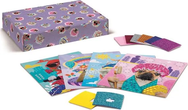 Mozaikos képkészítő készlet, MAPED CREATIV, Cute Animals, aranyos állatok (IMAC907050)