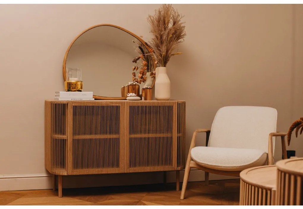 Laoszból származó gardénia motívummal díszített dizájner diffúzor, szürke - ANOQ