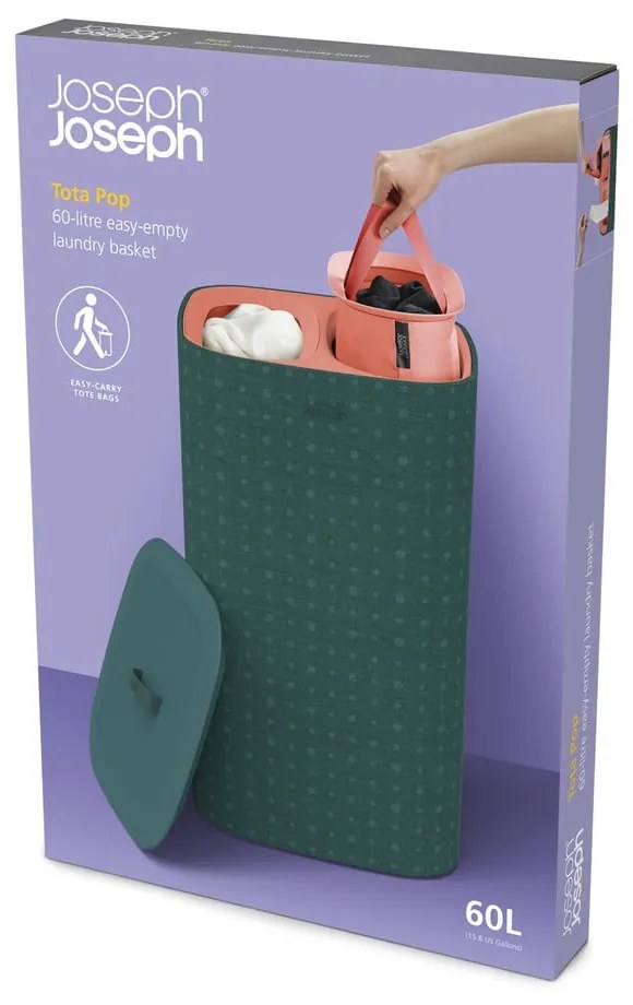 Textil szennyeskosár 30+30 l Tota Pop – Joseph Joseph