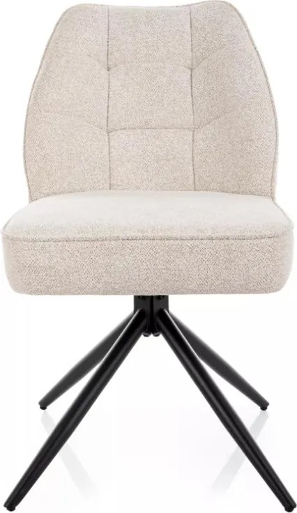 John Raven forgatható étkezőszék bézs/fekete