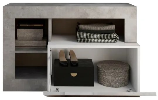 Pad LENOR fehér/szürke beton