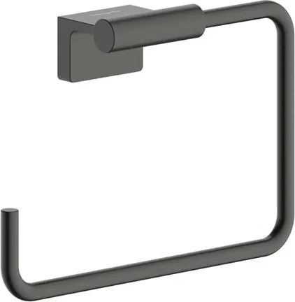 Hansgrohe AddStoris S törülközőtartó csiszolt fekete króm színű 41784340