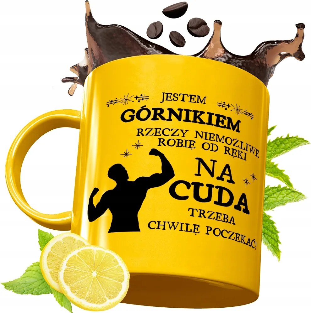 Prémium Arany Bögre Bányásznak Ajándék Nyomtatott Fotóval