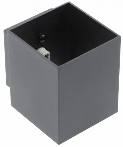 Lámpa Fali lámpatest CAMPIONE II, G9, IP20, max. 40W, IP20, max. 250V, 50/60 Hz, négyzet, fekete