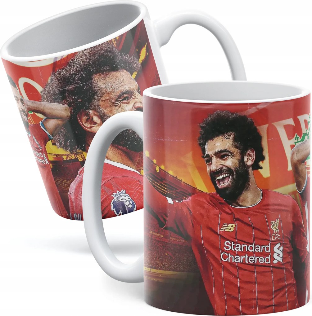 Mohamed Salah bögre Liverpool-szurkolóknak, szurkolóknak ajándékba