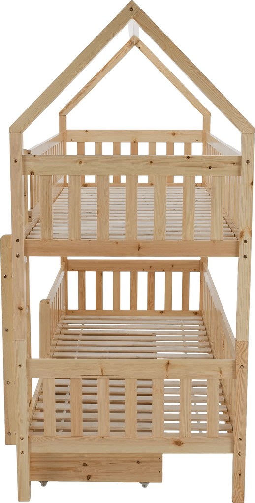 Montessori emeletes ágy, természetes, VENITA TYP 2