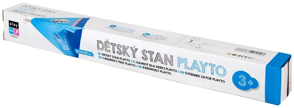 Gyermek indián sátor teepee PlayTo kék