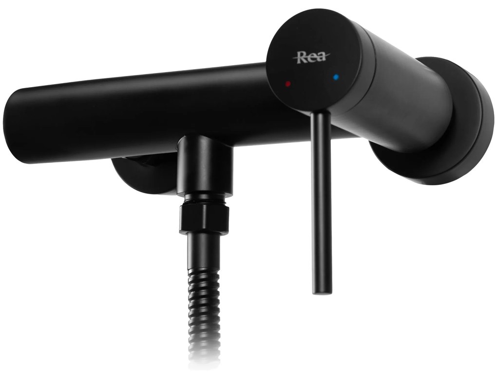 Zuhanycsaptelep REA Clif Black Matt