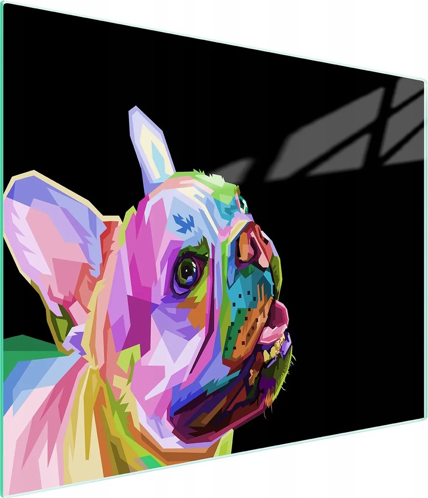 Üveg Vágódeszka 52x30 Kutya Edzett Üveg