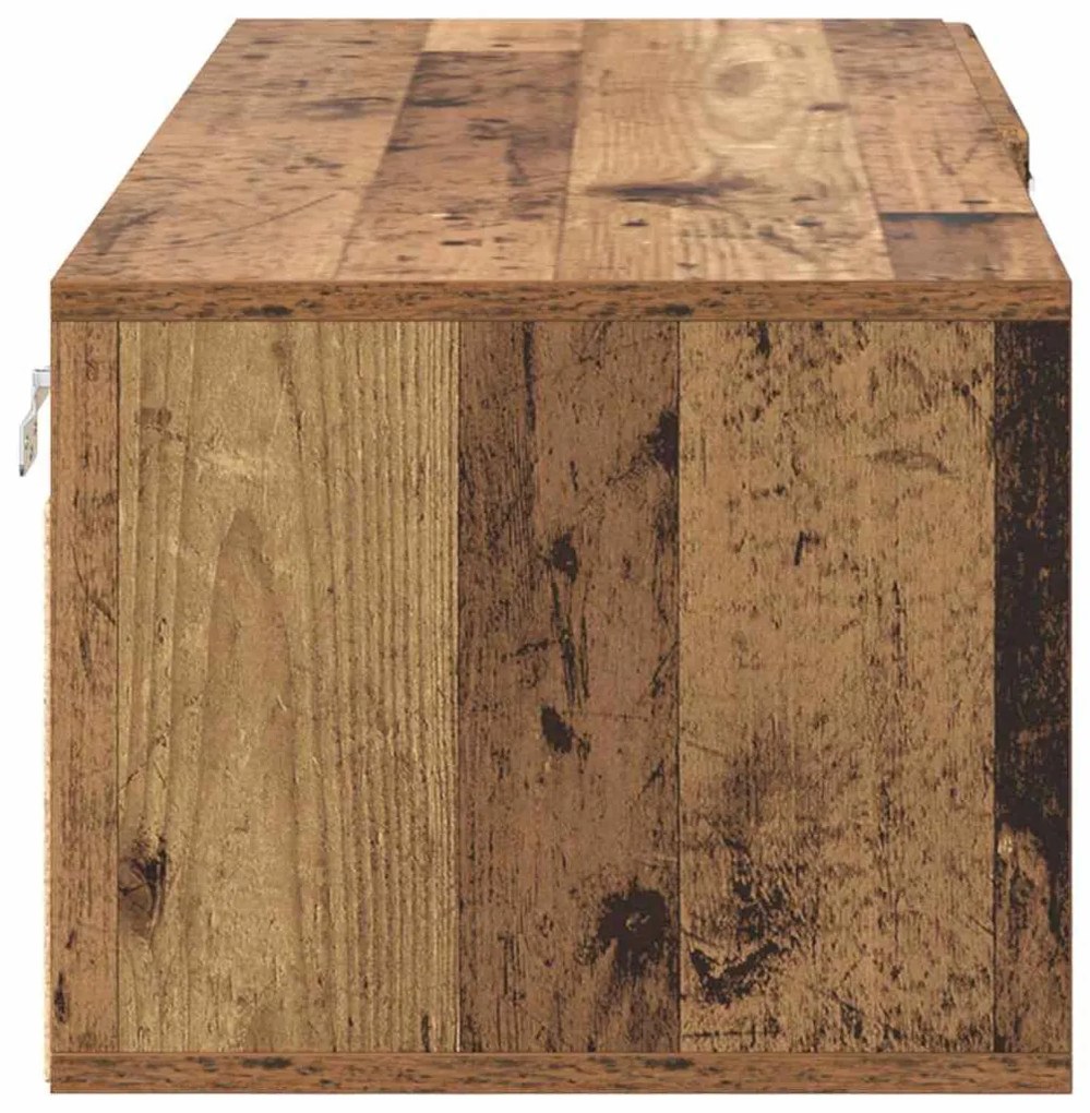 TV szekrény fiókkal Régi fa 100.5 x 39 x 30 cm Faanyag