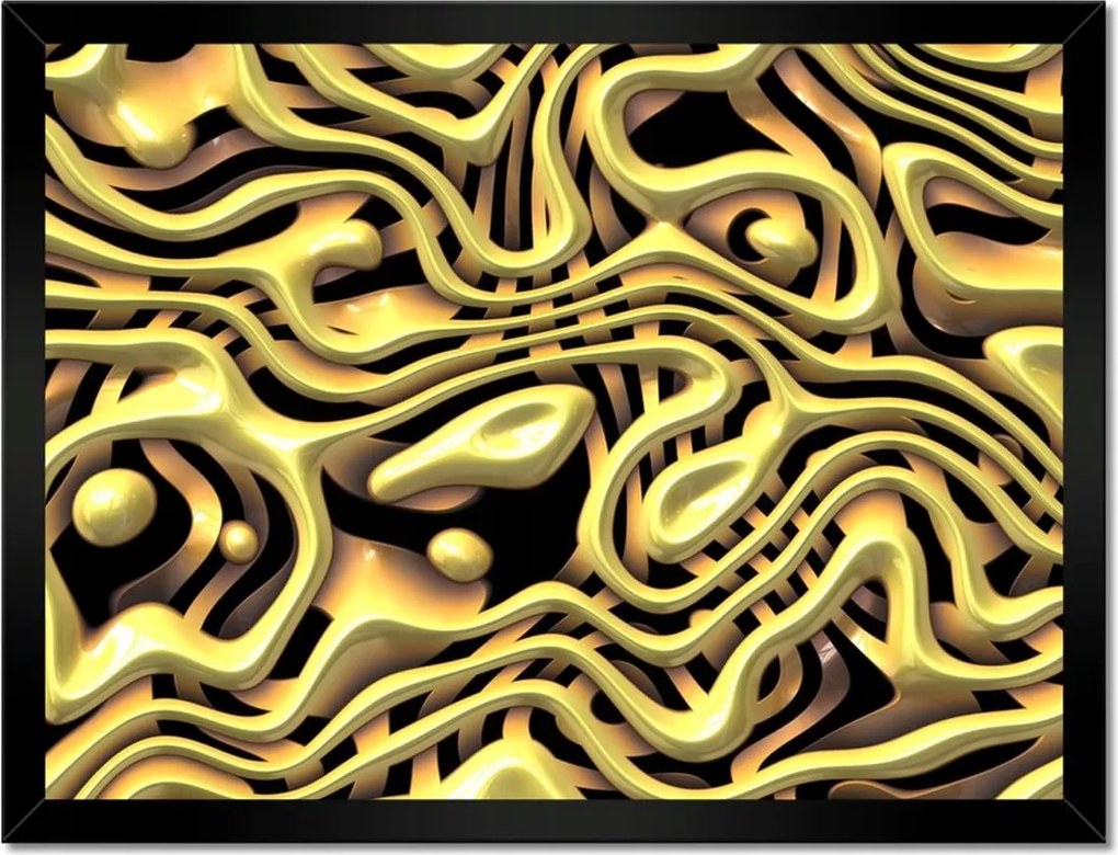 Poszterek keretben 40x30 Arany