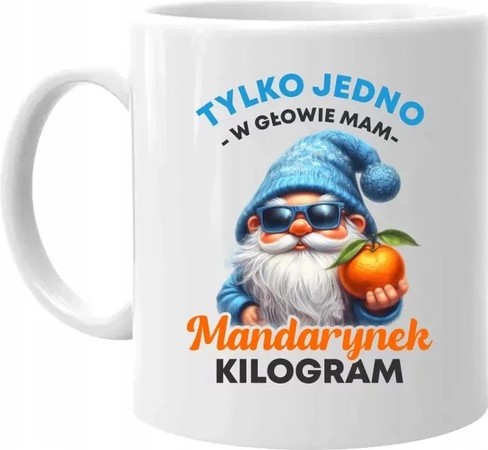 Csak egy dolog van a fejemben mandarin kiló Karácsonyi Ajándék Bögre