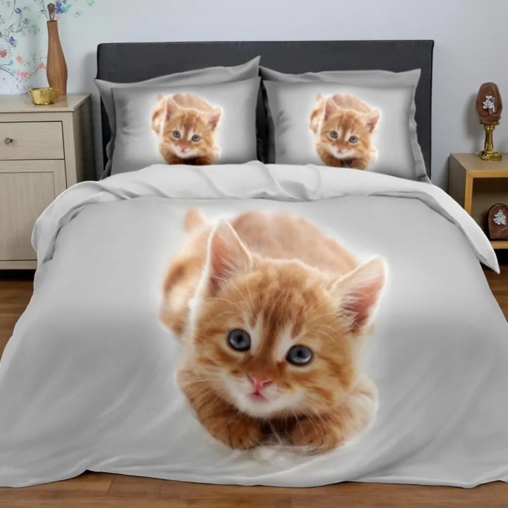 Pamut ágynemű Homa BILI CUTE 3 részes 140x200 cm