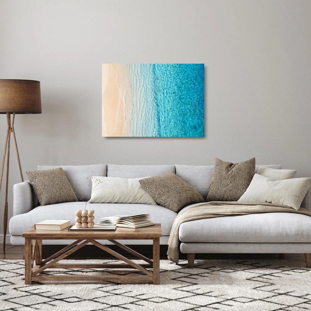 Üveg kép - Strand (70x50 cm)