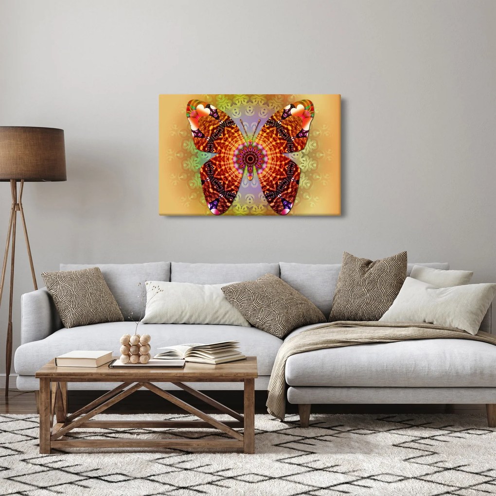 Kép - etno pillangó (90x60 cm)