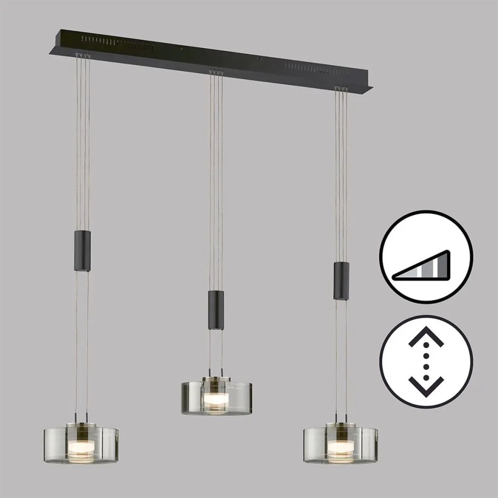 Fischer&Honsel Lavin 61096 Lepel lámpa 3x9W/LED 2700K 2900 lm IP20