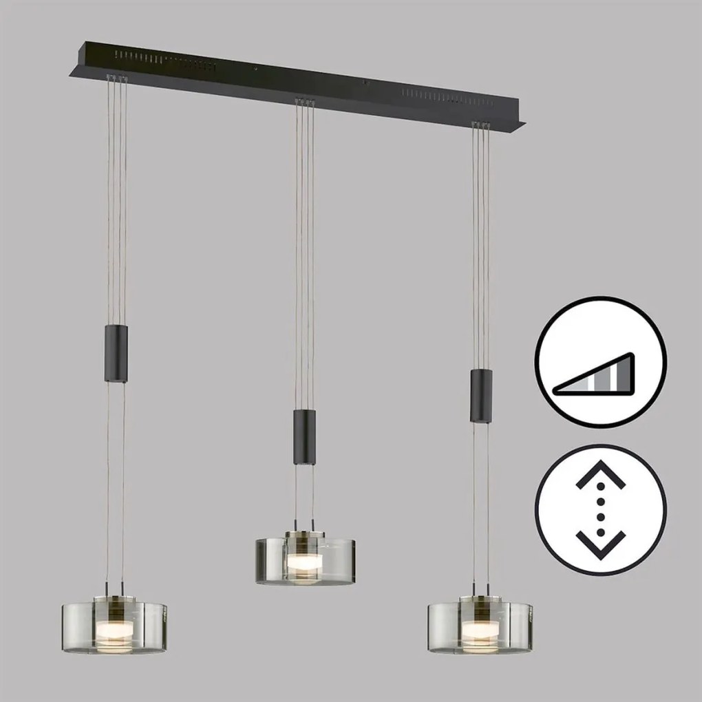 Fischer&Honsel Lavin 61096 Lepel lámpa 3x9W/LED 2700K 2900 lm IP20