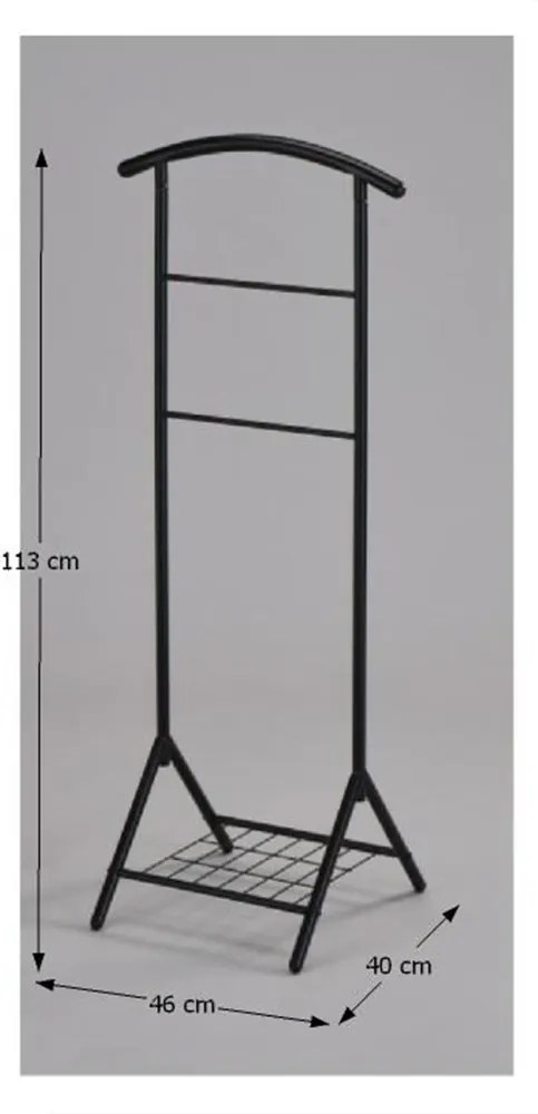 Fogas, fekete fém, DEON